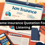 Home Insurance Quotation Form Listening